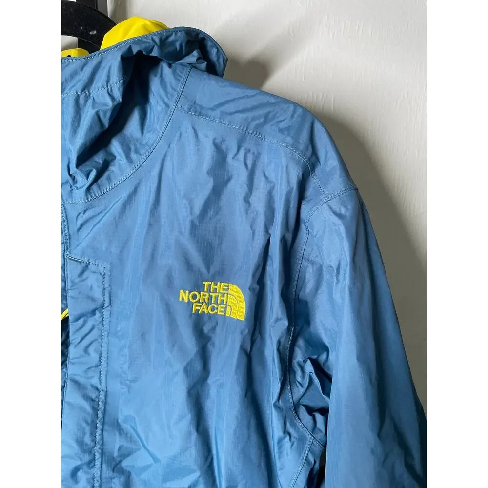 The North Face Resolve Windbreaker Rain Hooded Jacket Waterproof Blue Men's M